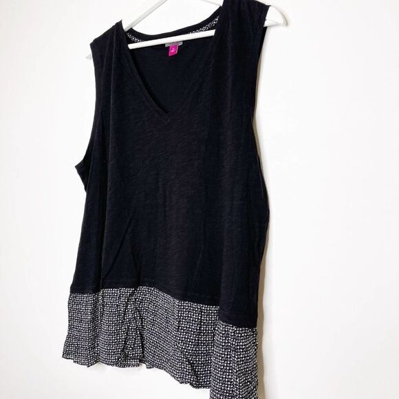 VINCE CAMUTO Black Blouse - Picture 2 of 7